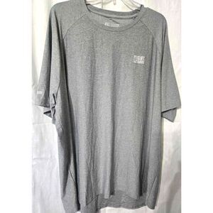 Lightbare Men's Adult 4XL Short Sleeve Shirt Dri Fit Gray NWOT